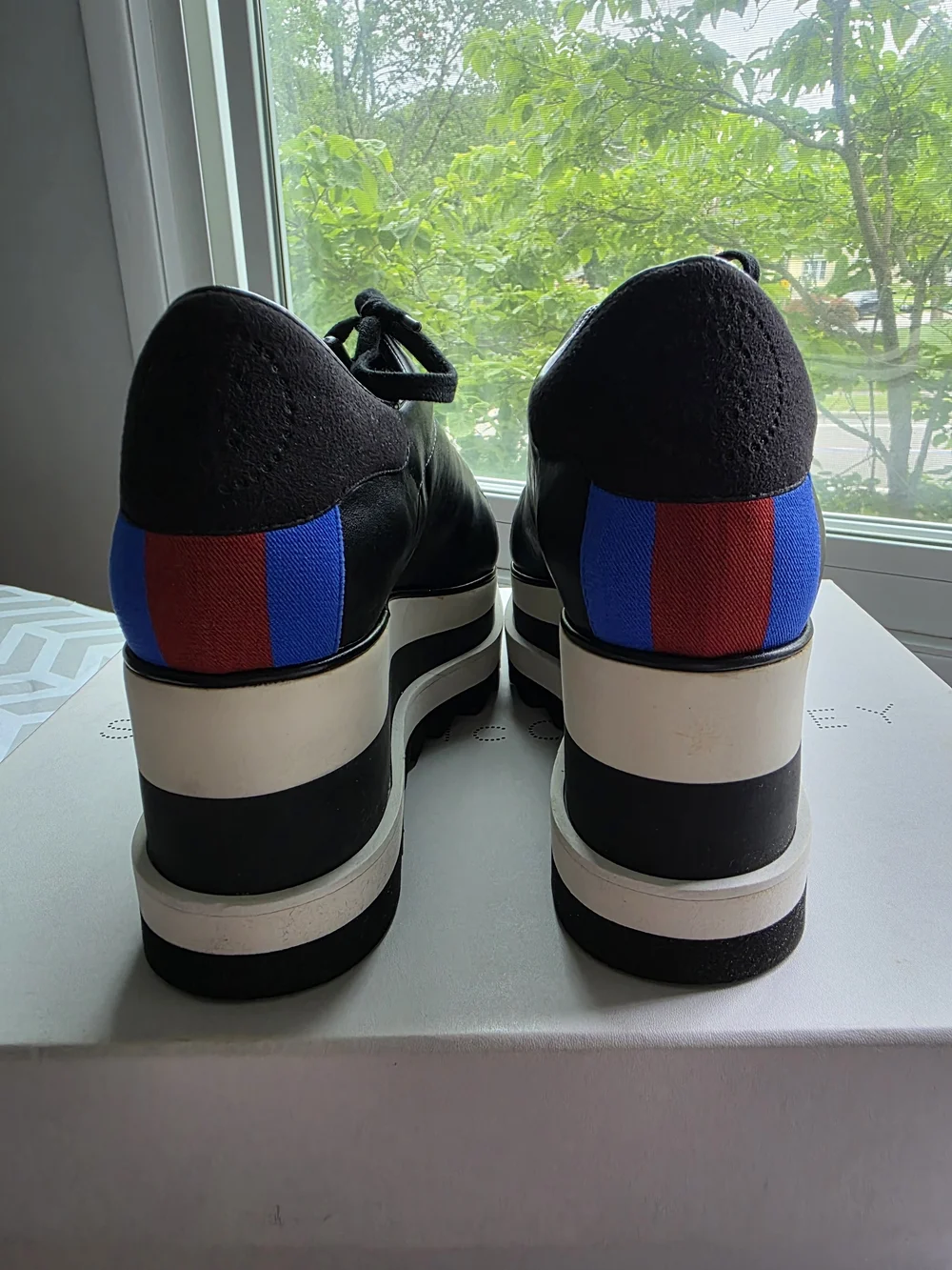 Stella McCartney Sneak-Elyse Platform Sneakers size 8